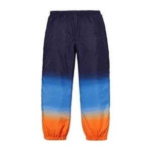Supreme Gradient Hombre sweat pants fade Blue to Orange Men's Unisex Large NWT